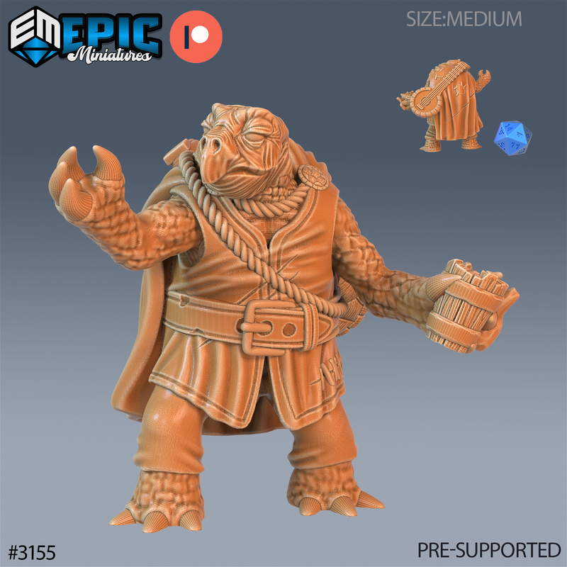 Turtle Folk Tribe 3D-printed model