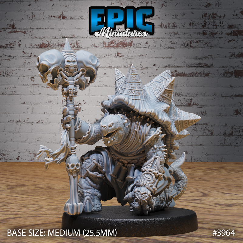 Turtlefolk Necromancer 3D-printed model