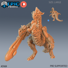 Two Headed Dragon Adventurer 3D-printed model