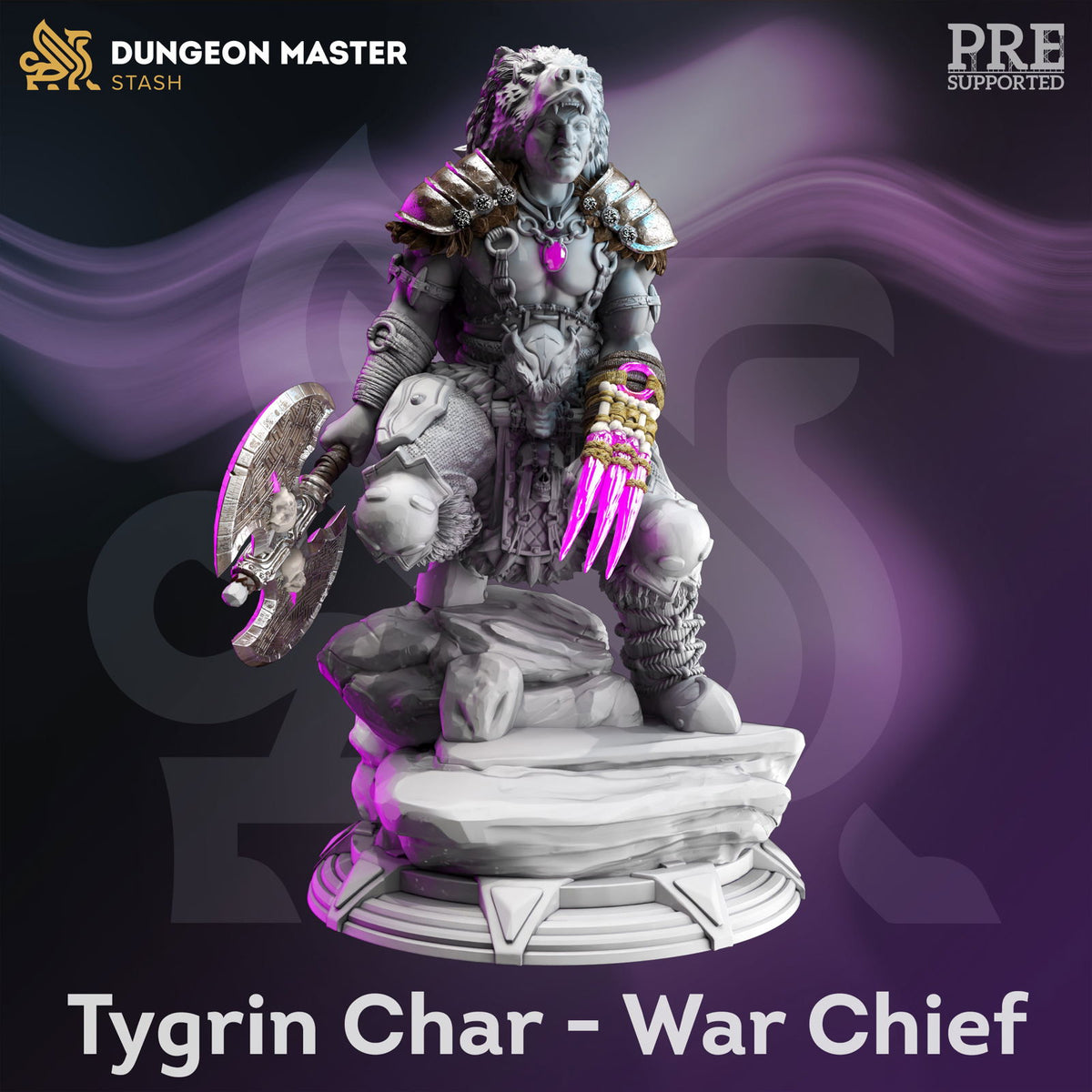 Tygrin Char War Chief - The Printable Dragon