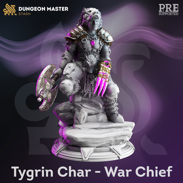 Tygrin Char War Chief - The Printable Dragon