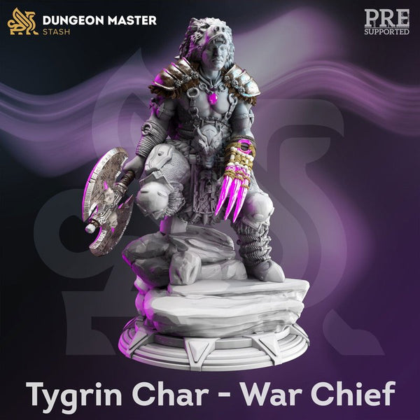 Tygrin Char War Chief 3D-printed model