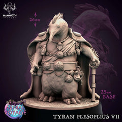 Tyran Plesoplius VII 3D-printed model