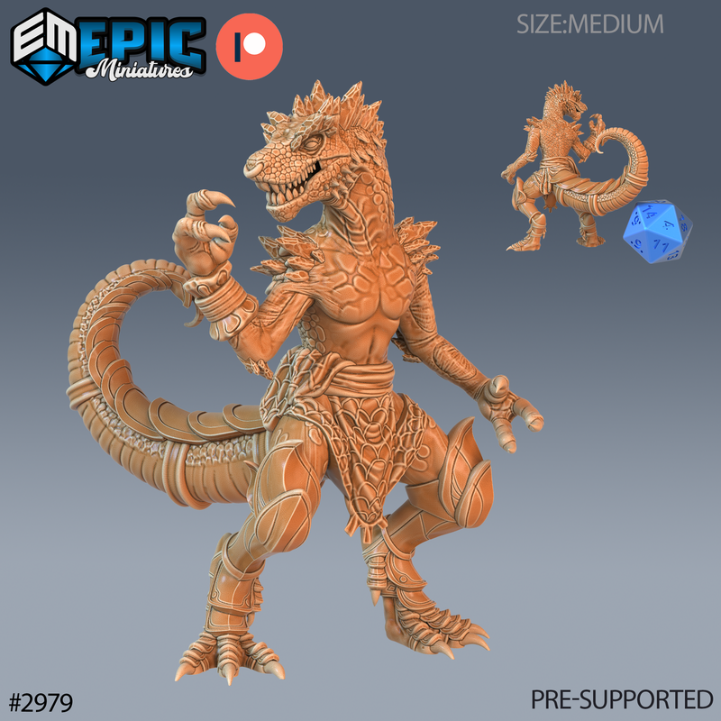Tyrannofolk 3D-printed model