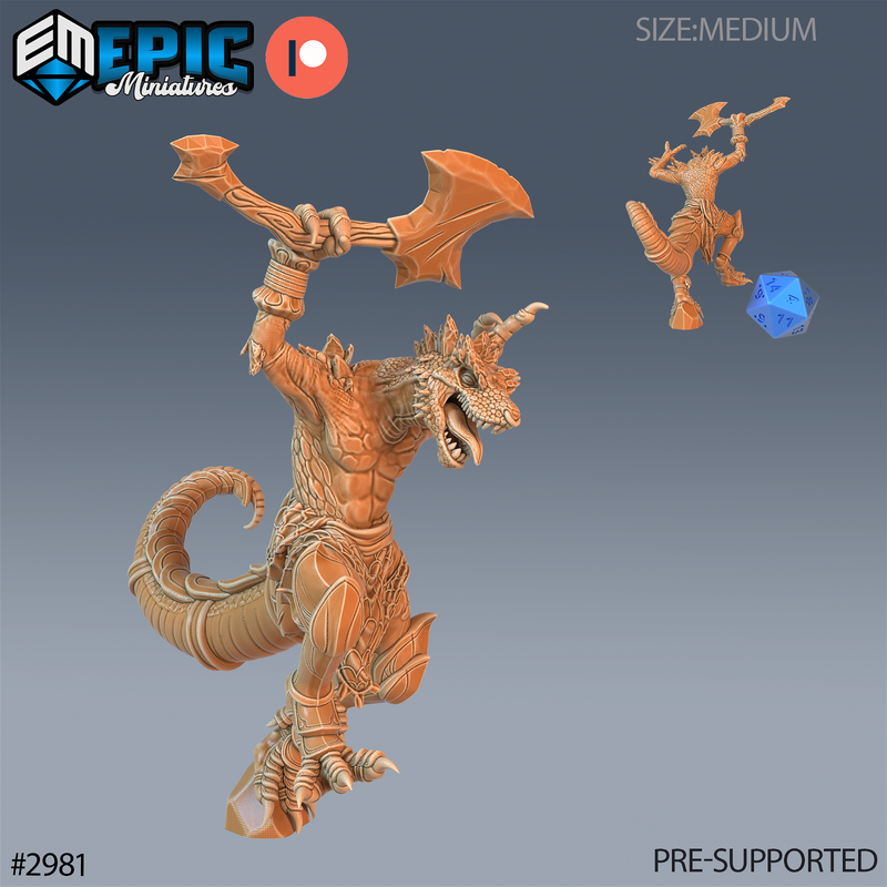 Tyrannofolk 3D-printed model