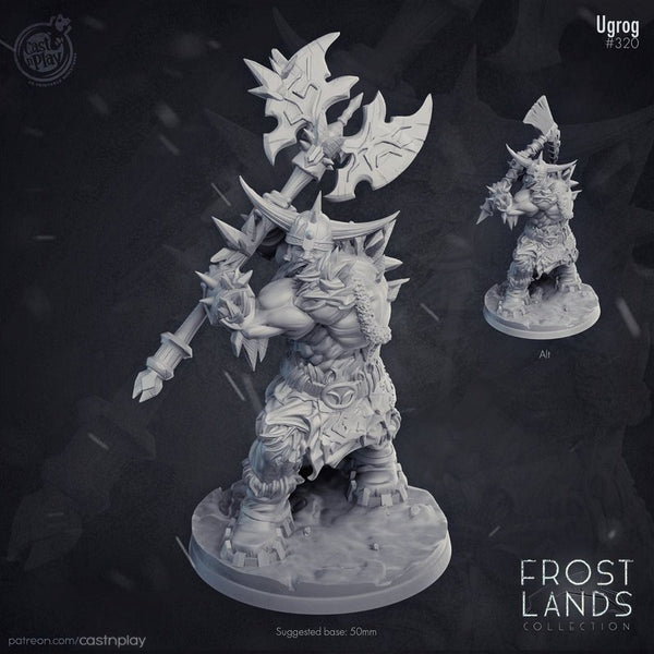 Ugrog 3D-printed model