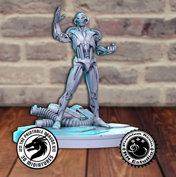 Ultron 3D-printed model