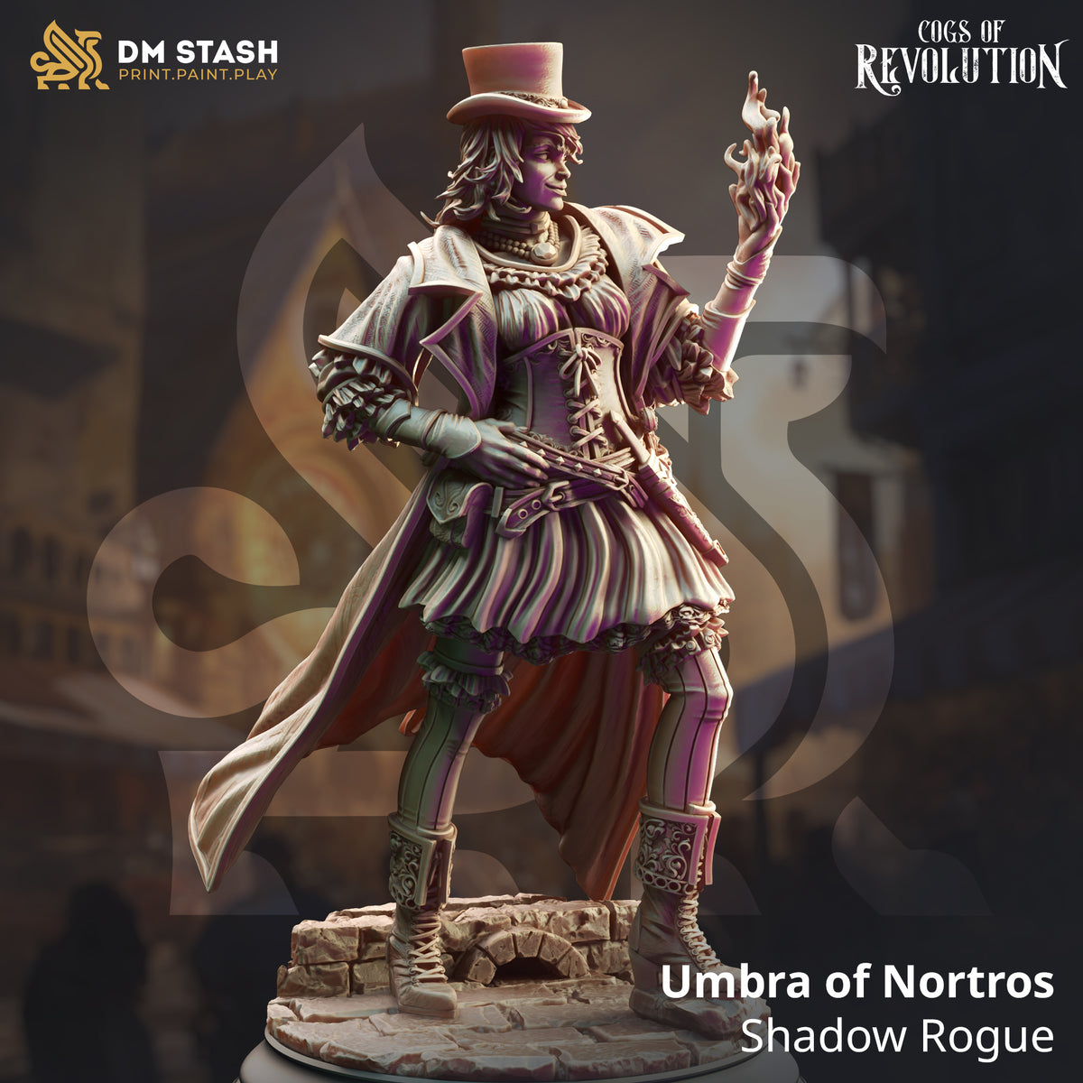 Umbra of Nortros - Shadow Rogue 3D-printed model