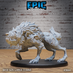 Undead Dire Wolf - The Printable Dragon