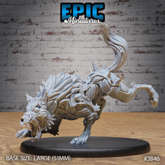 Undead Dire Wolf - The Printable Dragon