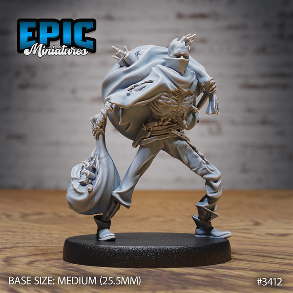 Undead Dynamite Bandit 3D-printed model