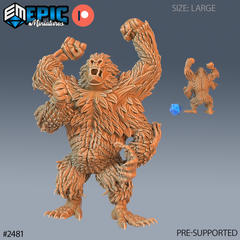 Undead Girallon 3D-printed model