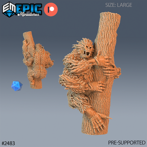 Undead Girallon 3D-printed model