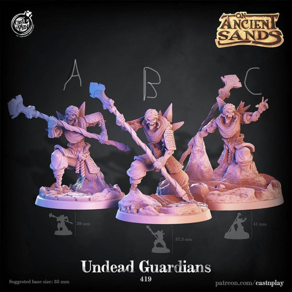 Undead Guardians 3D-printed model