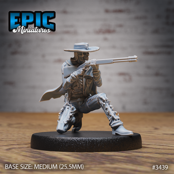 Undead Gunslinger 3D-printed model