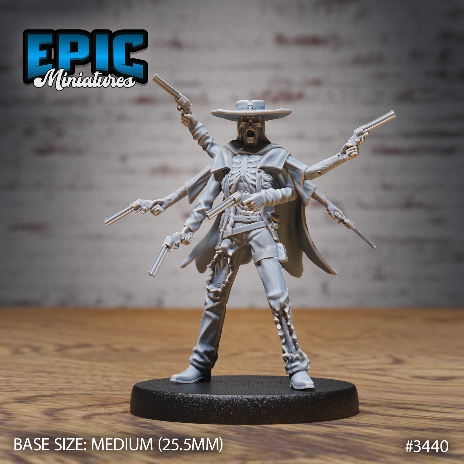 Undead Gunslinger - The Printable Dragon