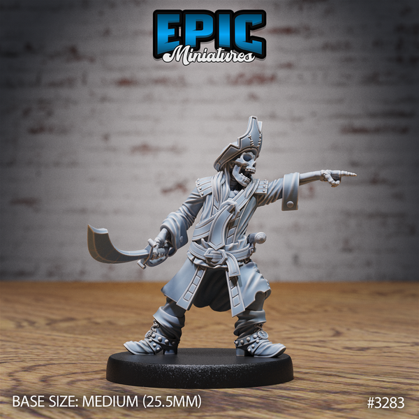 Undead Pirate Crew 3D-printed model