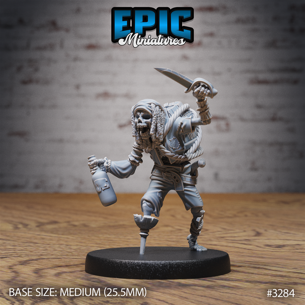 Undead Pirate Crew 3D-printed model