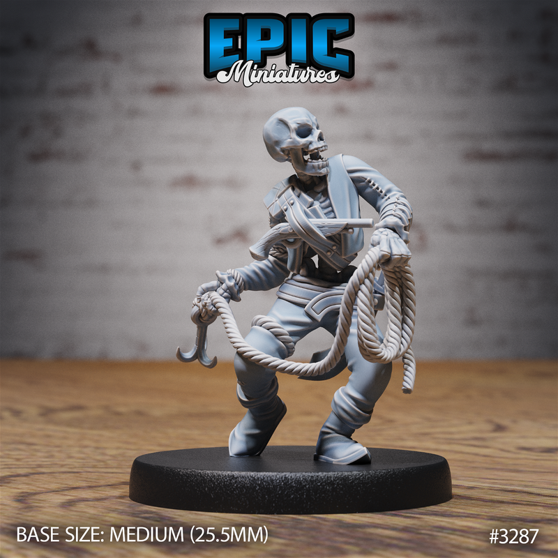 Undead Pirate Crew 3D-printed model