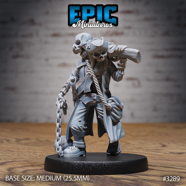 Undead Pirate Crew 3D-printed model