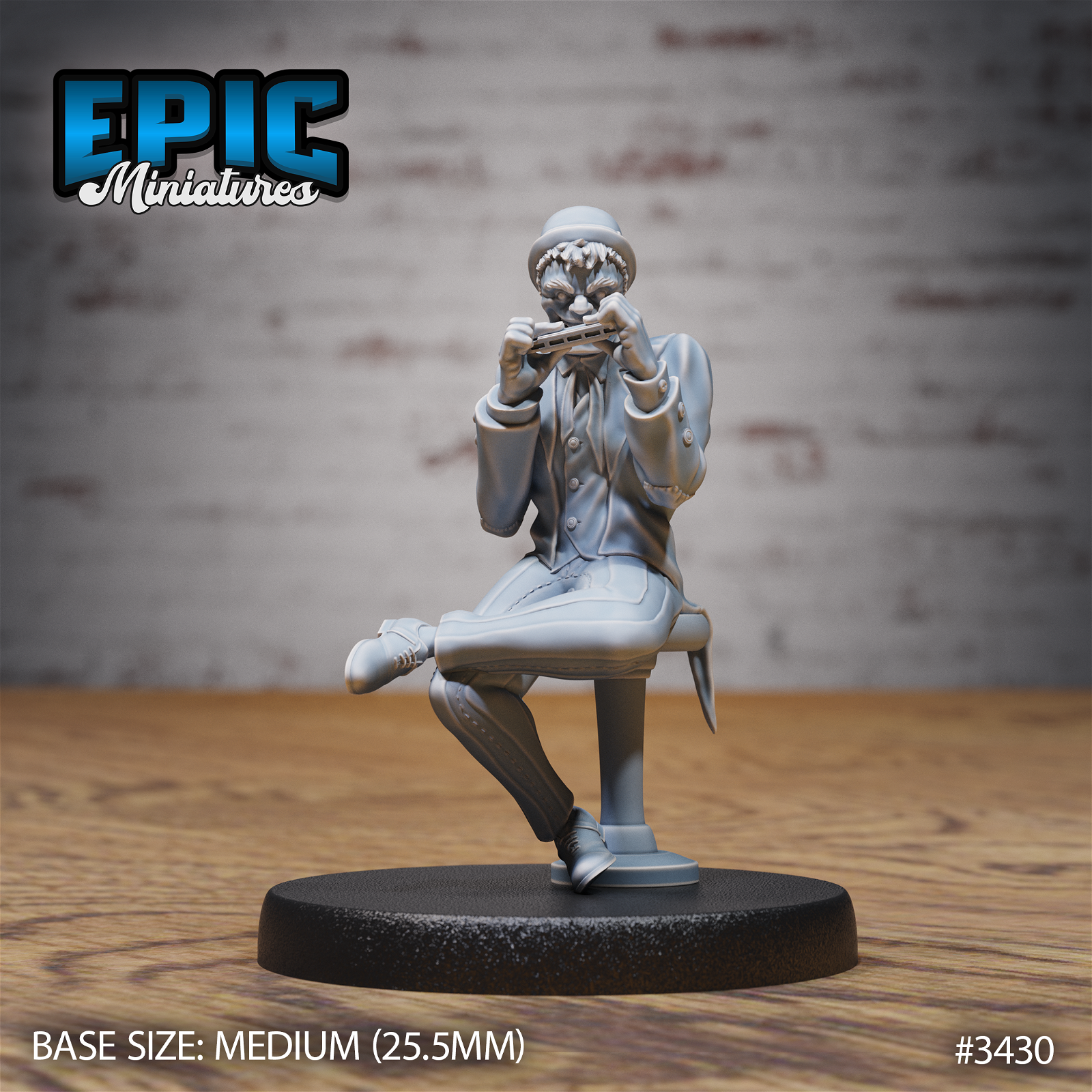 Undead Saloon Musician - The Printable Dragon