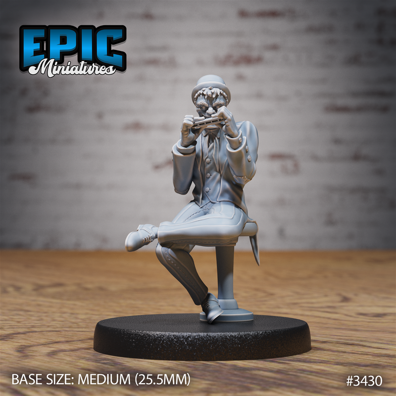 Undead Saloon Musician 3D-printed model