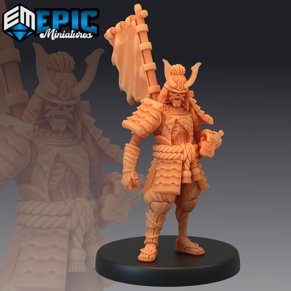 Undead Samurai 3D-printed model
