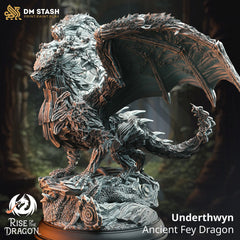 Underthwyn Ancient Fey Dragon - The Printable Dragon