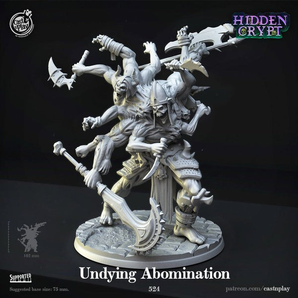Undying Abomination 3D-printed model