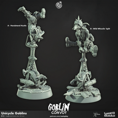 Unicycle Goblins - The Printable Dragon