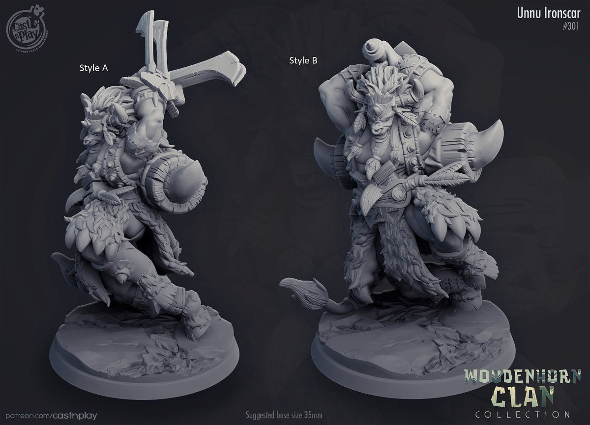 Unnu Ironscar - The Printable Dragon