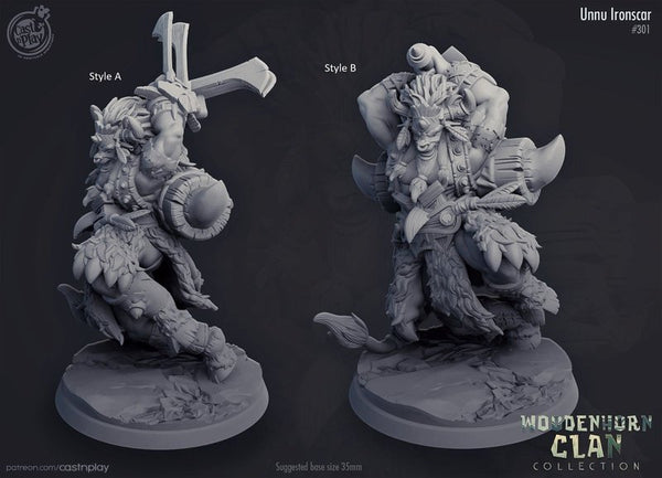 Unnu Ironscar 3D-printed model