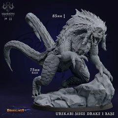Urekari Siege Drakes 3D-printed model