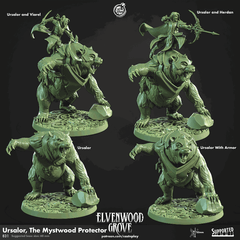 Ursalor, The Mystwood Protector 3D-printed model