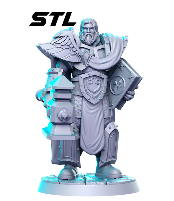 Uther 3D-printed model