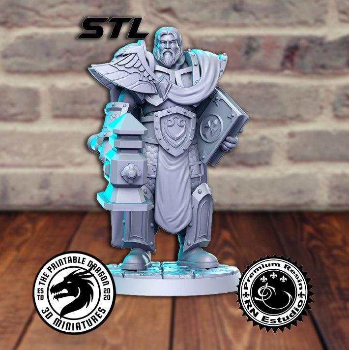 Uther 3D-printed model