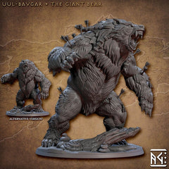 Uul-Bavgar the Giant Bear 3D-printed model