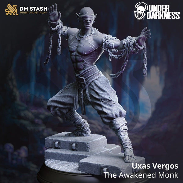 Uxas Vergos - The Awakened Monk - The Printable Dragon