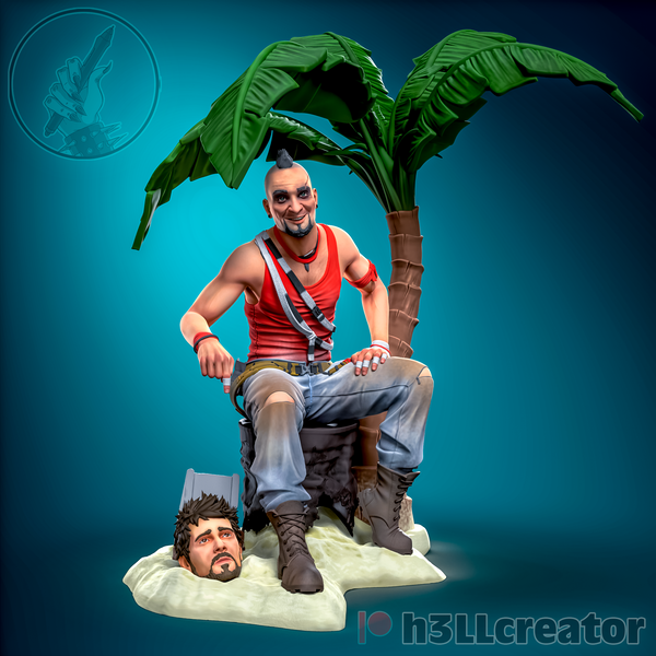Vaas 3D-printed model