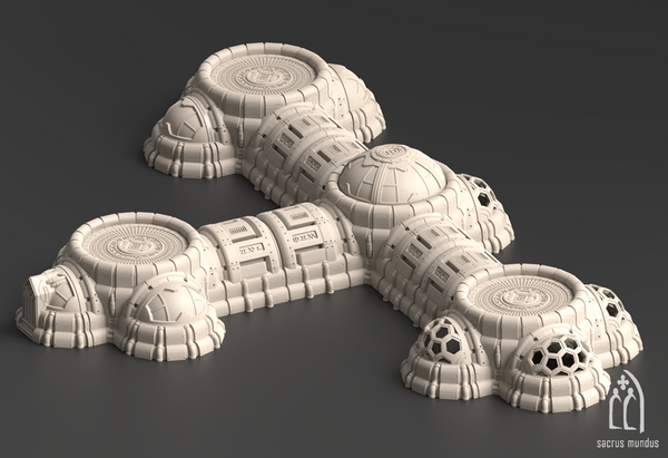 Vahngart Pressured Trenches Set 3D-printed model