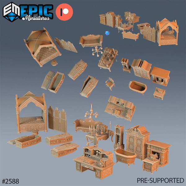 Vampire Castle Scatter 3D-printed model