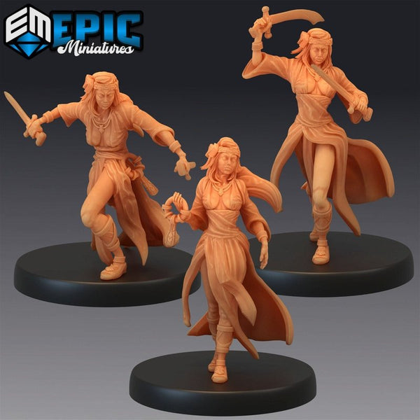 Vampire Huntress 3D-printed model