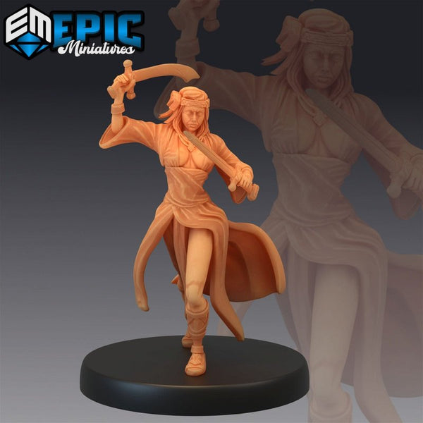 Vampire Huntress 3D-printed model