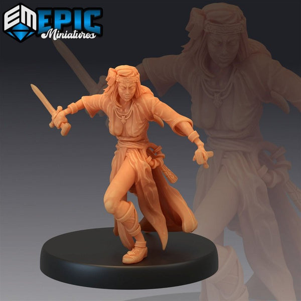 Vampire Huntress 3D-printed model