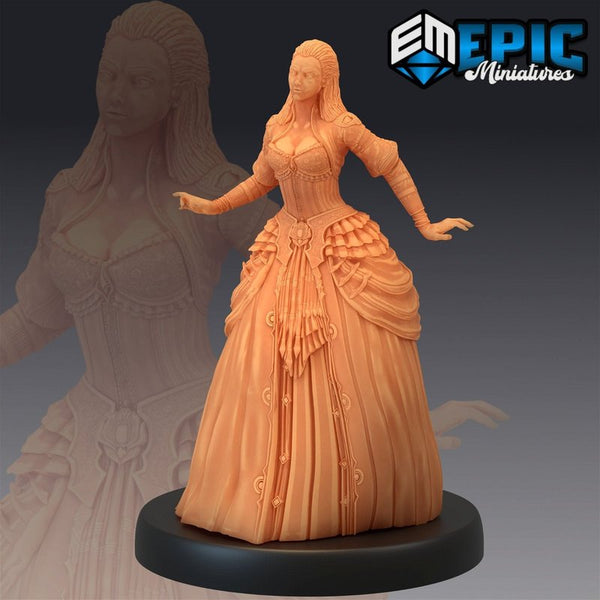 Vampire Lady 3D-printed model