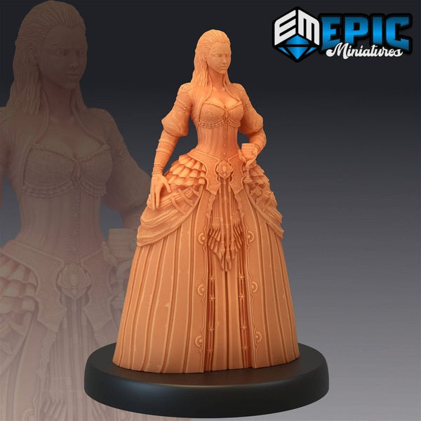 Vampire Lady 3D-printed model