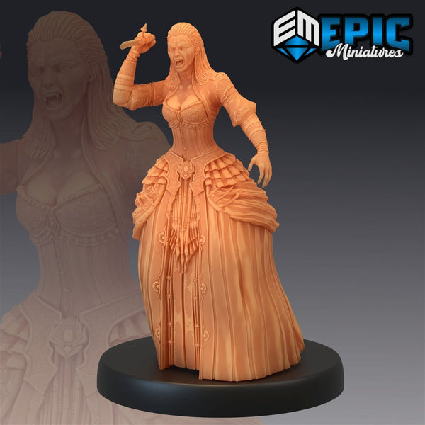 Vampire Lady - The Printable Dragon