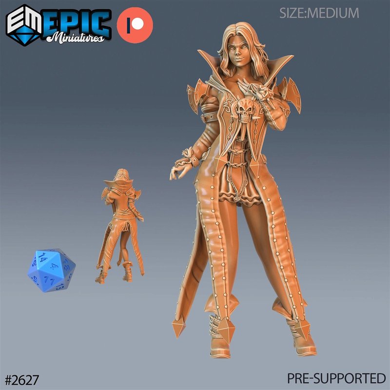 Vampire Princess 3D-printed model