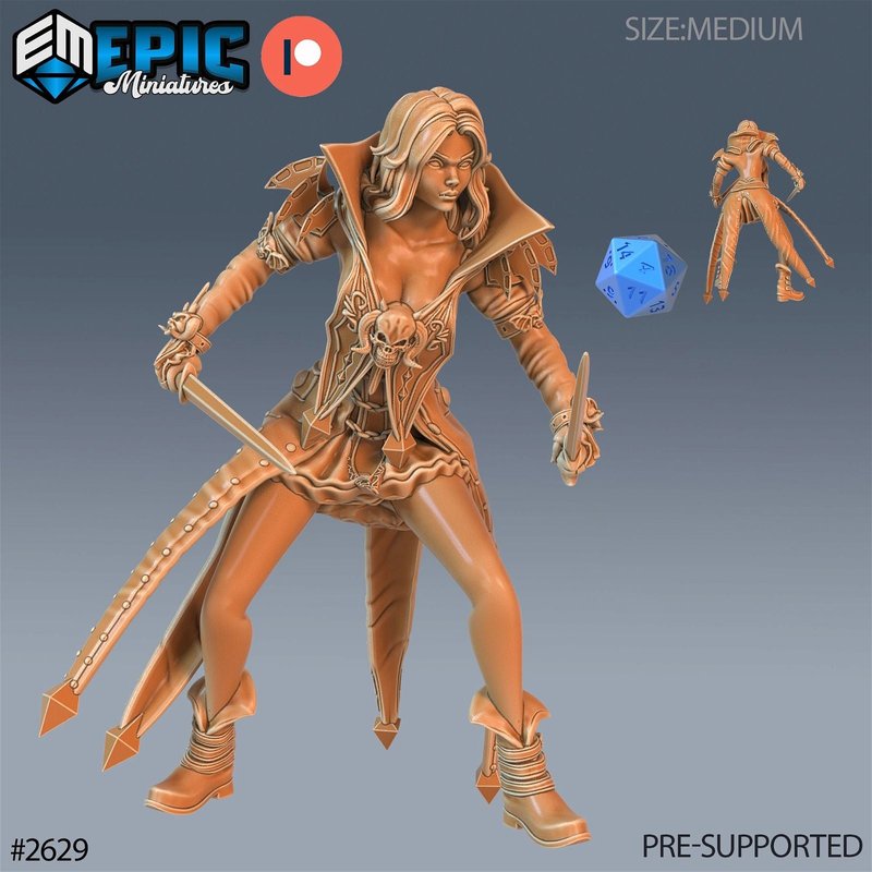 Vampire Princess 3D-printed model