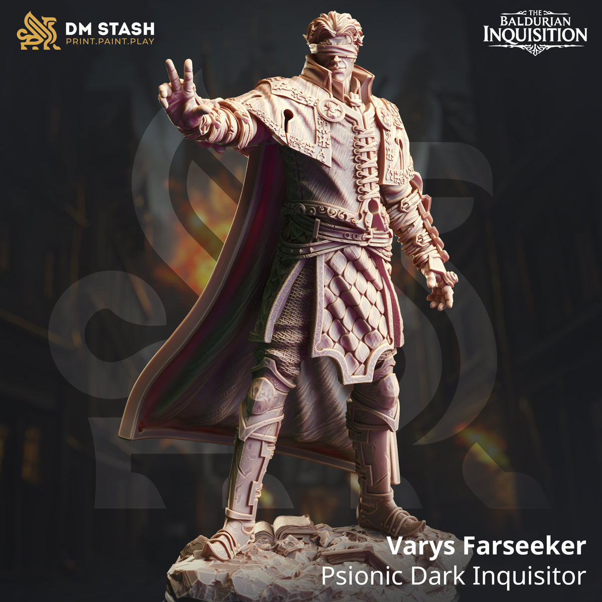 Varys Farseeker - Psionic Dark Inquisitor 3D-printed model